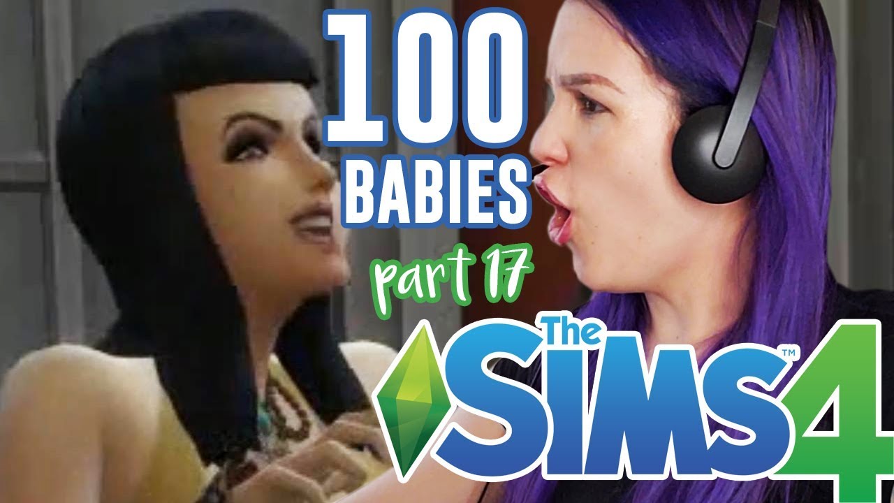 100 BABY CHALLENGE IN THE SIMS 4 Part 17 (Vampires try to steal my