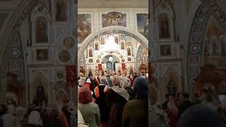 Pascha 2019 Khmeknitsky ukraine .  Church of the protection of the Theotokas