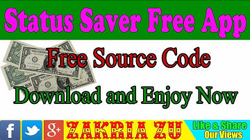 Online Earning AdMob Status Saver App Free Android Studio Projects Urdu/Hindi By Zakria 2019