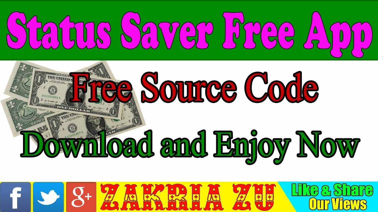 Online Earning AdMob Status Saver App Free Android Studio Projects Urdu/Hindi By Zakria 2019