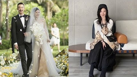 杨子姗肚子凸起疑似怀孕？和老公吴中天外出聚会，全程陪伴超贴心