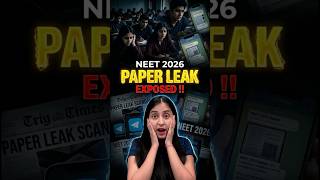 Famous NEET 2026 Paper Leak Confirmed? #neet2026 #paperleak #nta #expose #trending #neetexam #explore #yt Profile