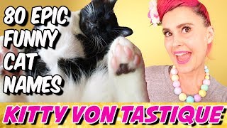 Cat Comedy - Funny Epic Cat Nicknames Part 1 - Kitty Von Tastique