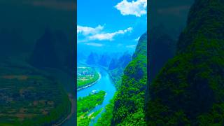 Guilin's Dreamscape: Karst Mountains & Rice Terraces Unveiled (Travel China) #nature  #china #travel