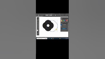 How to create a 3d gradient logo in illustrator #short #3dlogo # illusrtator