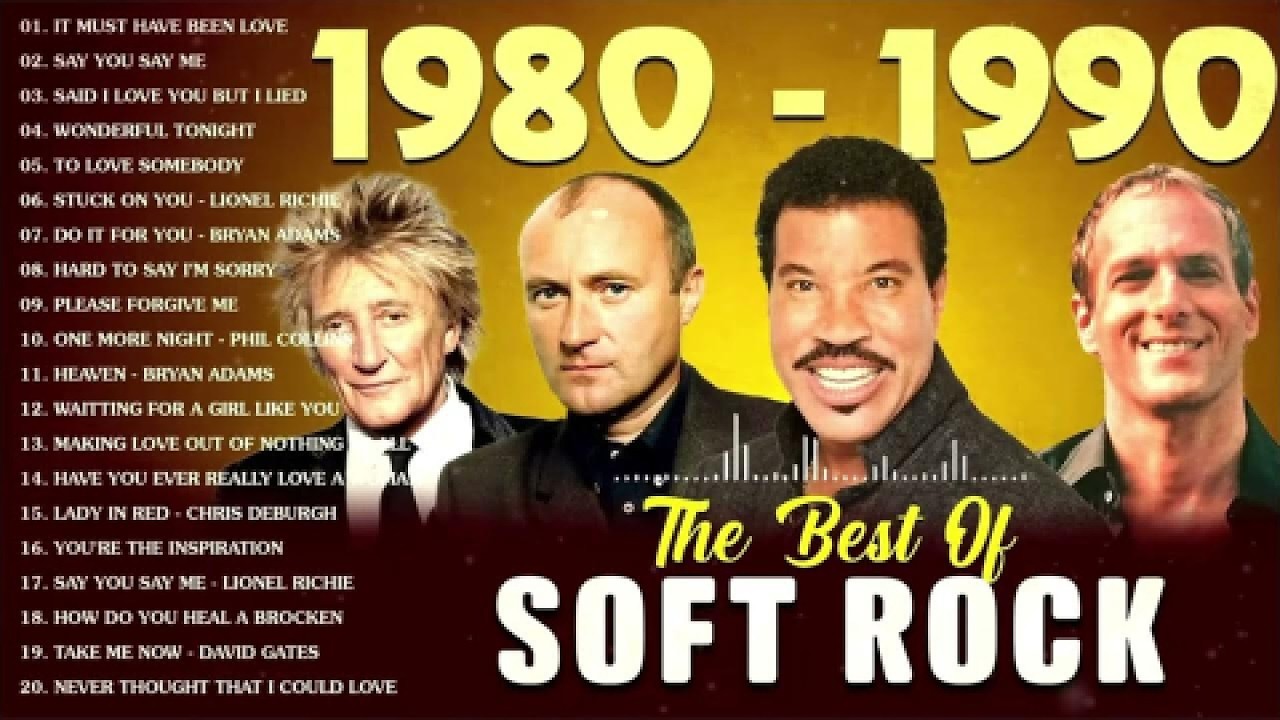 Rod Stewart, Phil Collins, Scorpions, Air Supply, Bee Gees, Lobo 💿 Soft Rock 70s 80s 90s Full Album