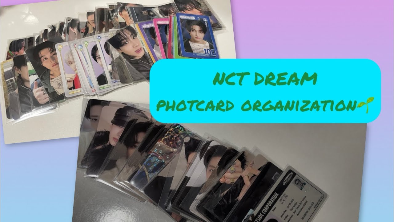 トレカ整理】NCT DREAM photcard organization JNJM JENO JAEMIN TDS4