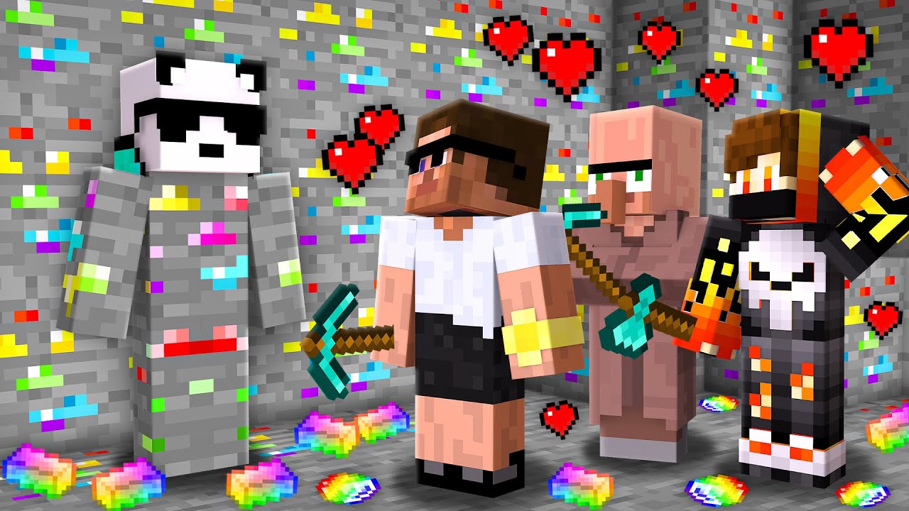 I Became a RAINBOW GOD in Minecraft!