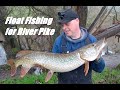 Float fishing for river pike