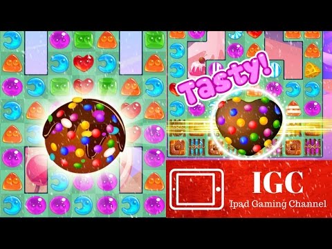 Candy Swap Fever - Yummy of Jam Crush Match 3 Game (Level 1 to 3)