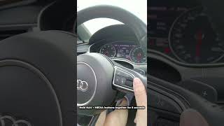 Audi's Secret Developer Menu EXPOSED 🤫#shorts #audi #carhacks