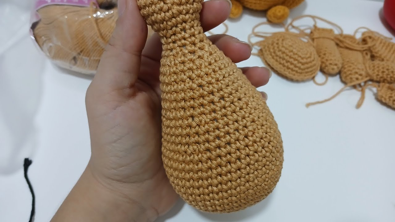 Aula 3 - corpo - passo a passo do coelho de Páscoa #amigurumi #passoapasso #croche #pascoa 