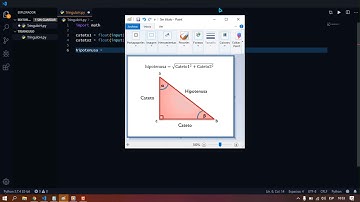 Python ║ Determinar la Hipotenusa de un triángulo rectángulo en #Python »»»