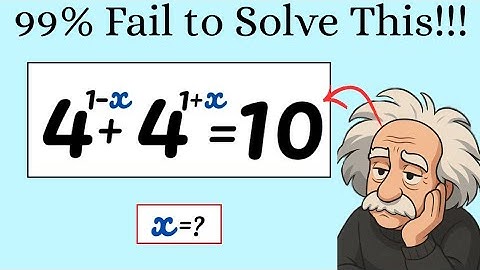 Italy || can you solve this?? || Olympiad math Exponential Problem