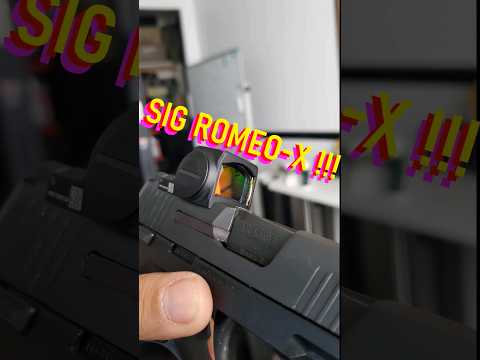 THE ROMEO-X HAS LANDED!!  #sigsauer #ROMEOX #9MM #holosun #EPS #365 #GLOCK #PEWPEW #2A #edc #oof