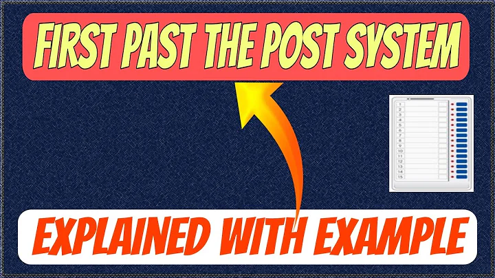 First Past The Post System Upsc | First Past The Post System Explained In Hindi |First Past The Post