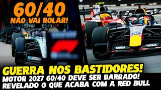🚨DEU RUIM! REDUÇÃO DRÁSTICA DO MOTOR ELÉTRICO NÃO DEVE ROLAR E RED BULL LUTA COM PESO | FÓRMULA 1