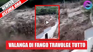 Paura a Formia: Colata di fango che travolge tutto, Le urla dei cittadini. (Video).
