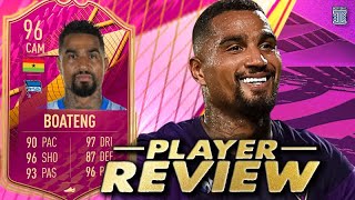 5⭐/5⭐& THE 👑?!😱 96 FUTTIES BOATENG PLAYER REVIEW SBC FIFA 22 ULTIMATE TEAM
