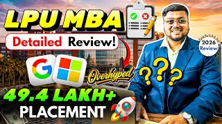 Mba From Lpu Review In 2026 🔥 | Lpu Mba Admission Process 2026 | Eligibility,placements,scholarships