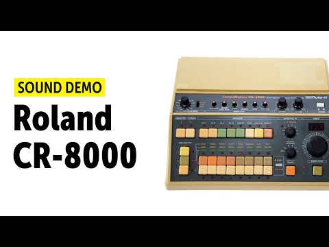 Roland CR 8000 - Drum Machine Sound-Demo