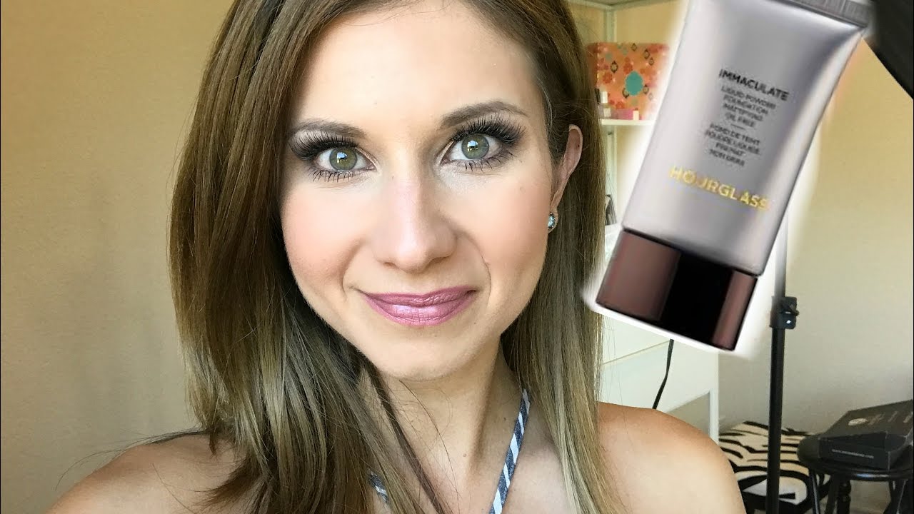 Hourglass Immaculate Liquid Powder Foundation Review - YouTube