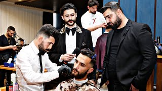 شاهد وتعلم فن الحلاقة في مهرجان محافظة دهوك/ نصائح مهمة للمبتدئين في مهنة الحلاقة Best skin fade