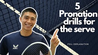 5 exercises to improve your tennis serve (Pronation) #tennis