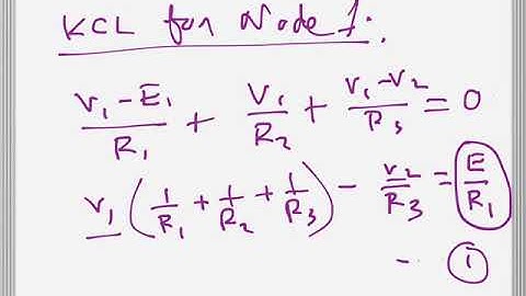 Electrical Engineering: Node voltage method (introduction)