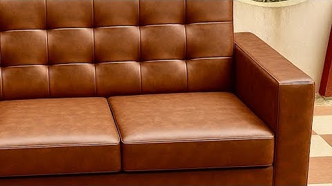 Modern Leather Sofa Build 🛋 Full Sofa Making Process with Frame, Upholstery & Finishing