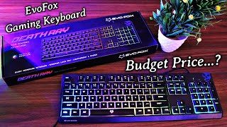 EvoFox Deathray RGB Gaming Keyboard?Amkette EVOFOX ☞ PC, Laptop and Android Devices