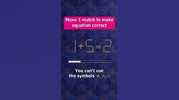 Fix the equation by moving 1 stick #shots #puzzles #logicpuzzles #mathspuzzle #hindipuzzles