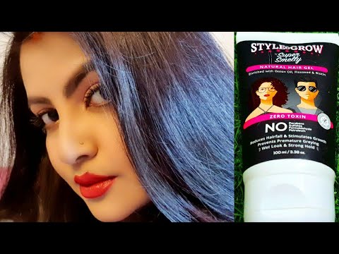 Super smelly style & grow natural hair gel with onion oil flexeed oil & Biotin review | RARA | hair