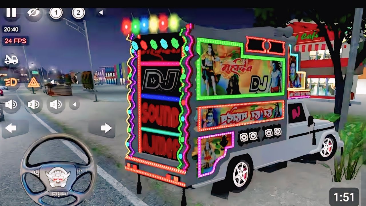indian vehicles simulator 3d ! Dj pickup game ! Rajasthani dj game mod ! Indian dj game!