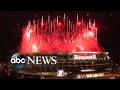 Protesters outside Olympic stadium can be heard inside venue