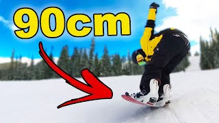 The Worlds SMALLEST Snowboard