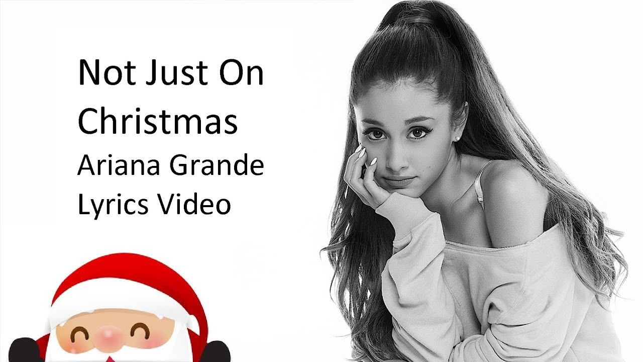 Santa Tell Me (Lyrics Video) - Ariana Grande - YouTube