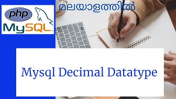 Mysql Decimal datatype