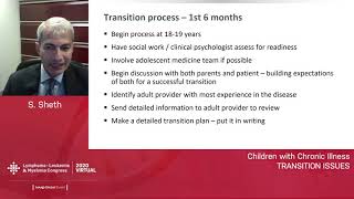 Children with Chronic Illness: Transition Issues