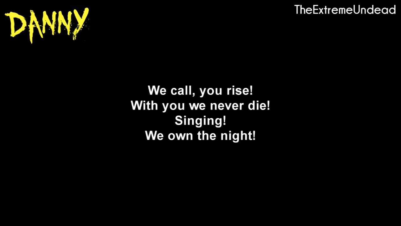 Hollywood Undead We Own The Night Lyrics Video