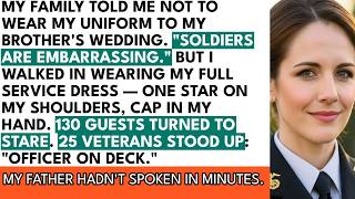 My Family Told Me Not to Wear My Uniform to My Brother's Wedding — Then 25 Veterans Stood Up....