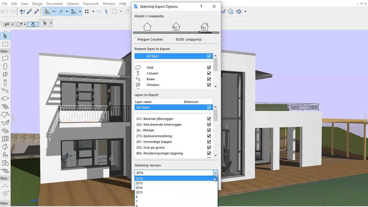 latest sketchup version freezes