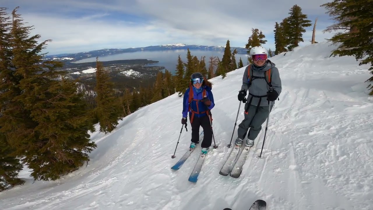 Lake Tahoe Backcountry Ski. Rubicon Peak - YouTube