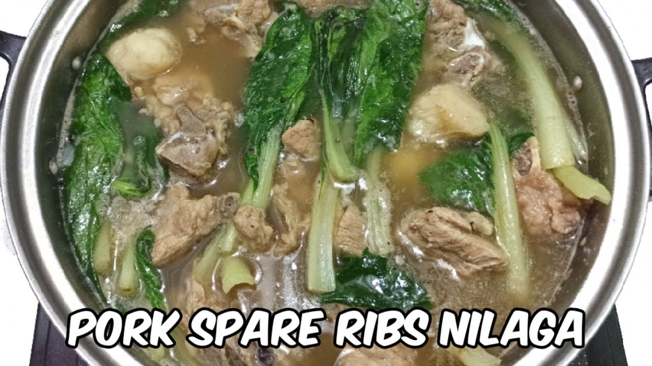 Pork Spare Ribs Nilaga Nilagang Buto buto ng Baboy Nilagang Tadyang