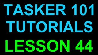 Tasker 101 Lesson 44 Car Text Pop Up Scene with Buttons Driving Mode - YouTube