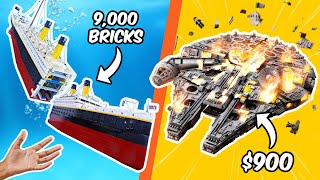 Destroying The Worlds Biggest Lego Sets