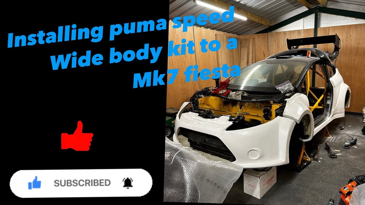 Estimado moderadamente parrilla CRAZY MK7 FIESTA RALLY CAR BUILD !!pumaspeed wide arch body kit test fit. -  YouTube