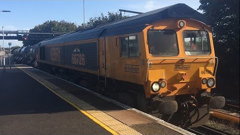 GBRF 66726 And 66707 Through Ramsgate Hauling An RHTT 18/10/2019
