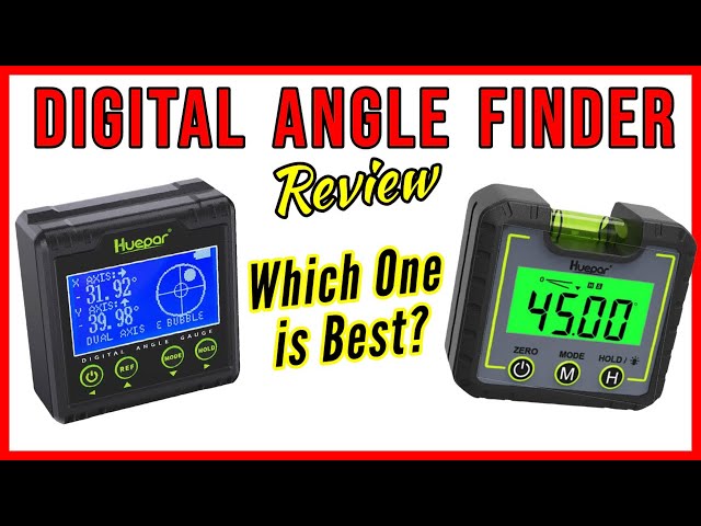 Digital Mini Angle Finder, Protractor, Level and Inclinometer From Huepar  Better than Harbor Freight