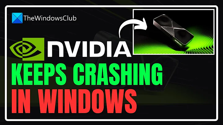 NVIDIA driver keeps crashing in Windows 11